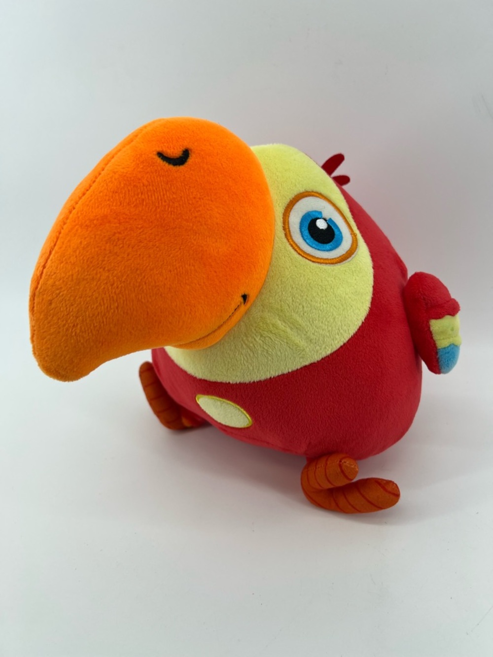 Baby First TV Vocabularry Plush Red Bird Parrot - Non Talking Plush - RARE FIND